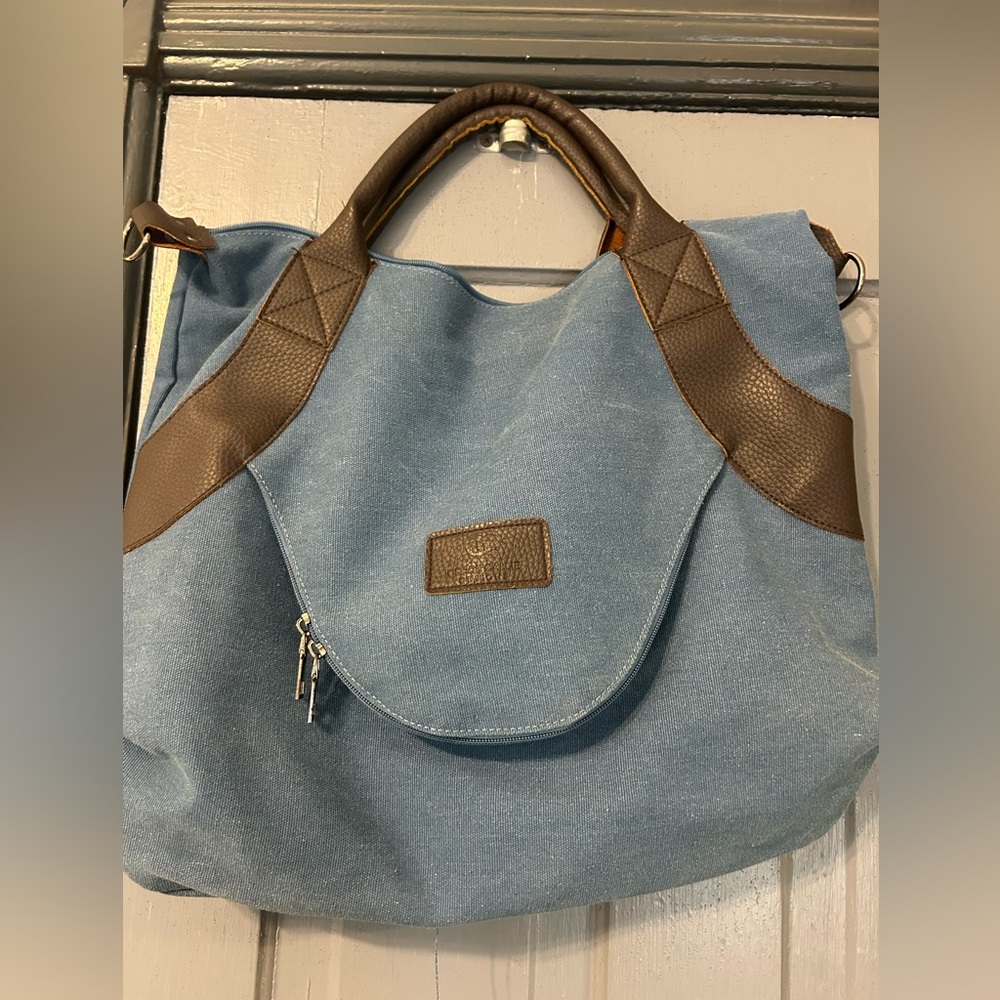 blue purse